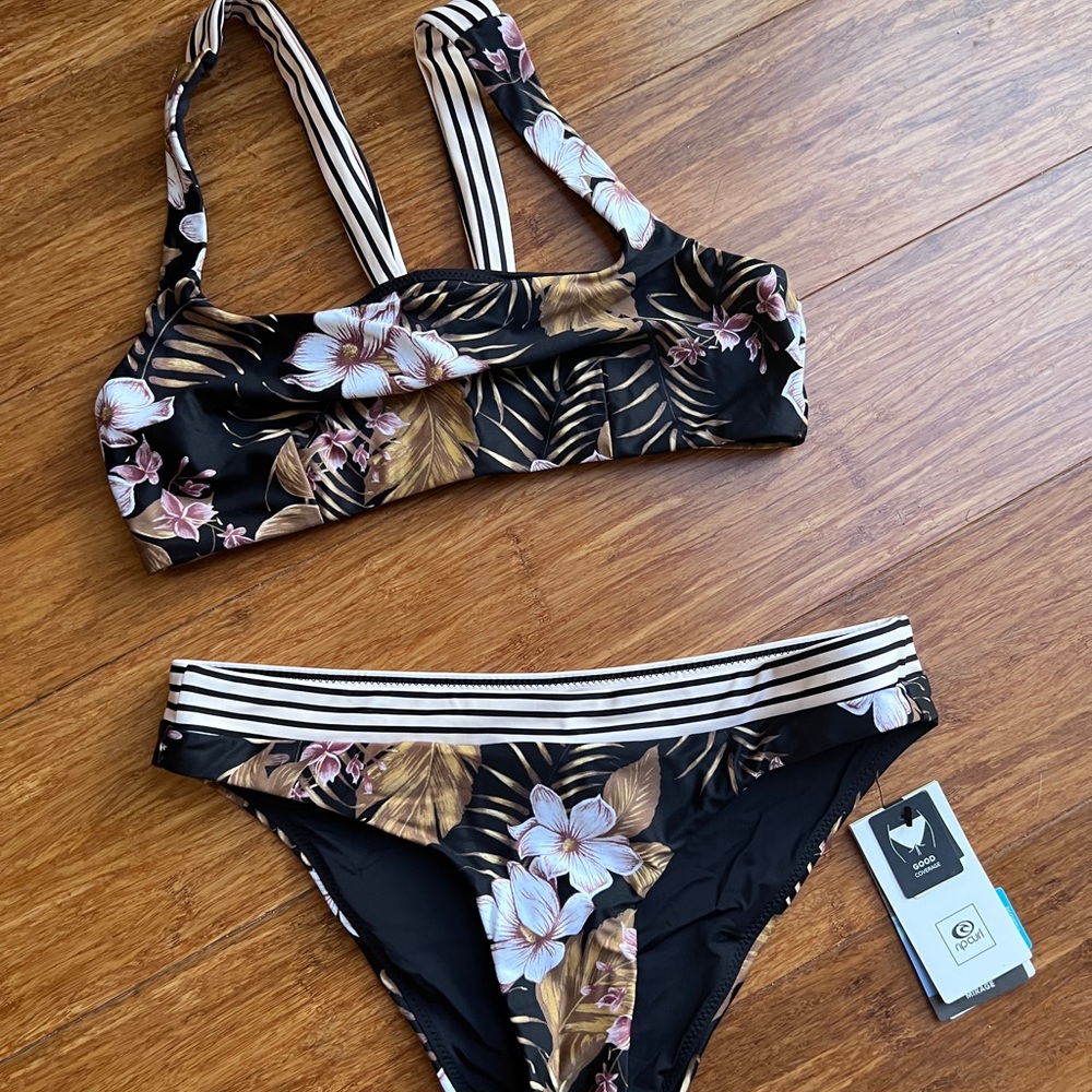 NWT Rip Curl two piece bathing suit.